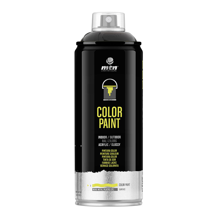 SPRAY PINTURA NEGRO MATE 400 ML