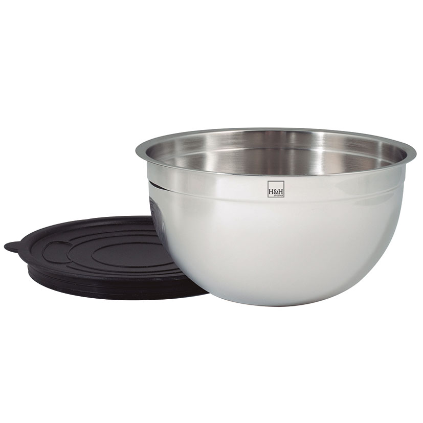 BOL ACERO INOXIDABLE 16 CM. C/TAPA