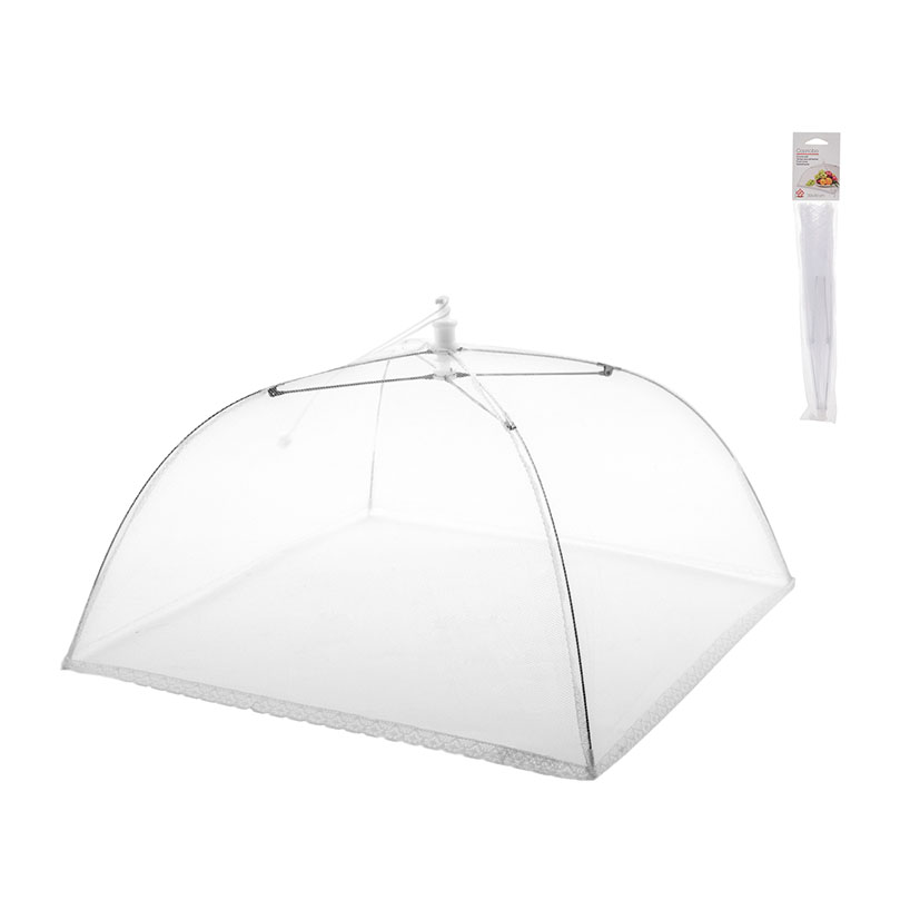 TAPA NYLON CUBRE ALIMENTOS 30X30CM.PLEG.