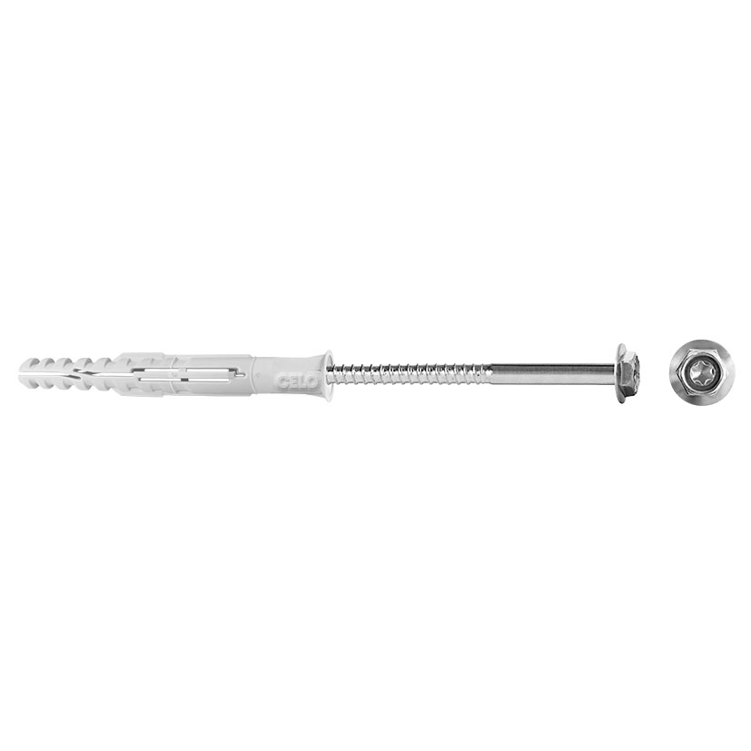 TACO LARGO C/TORNIL HEXAG 80X100 CJ 50