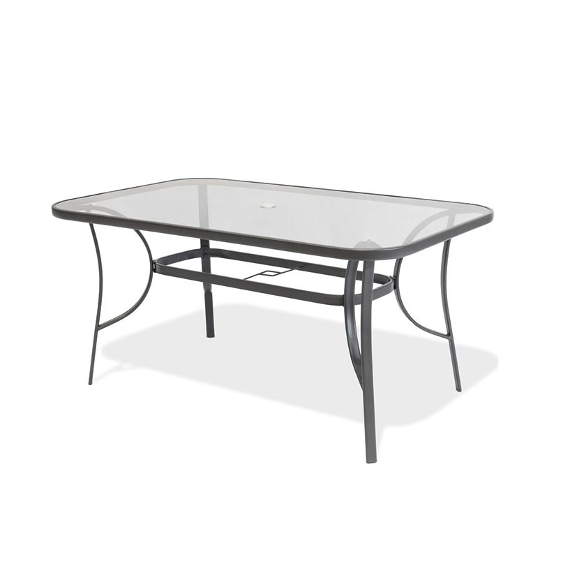 MESA ACERO 150X90XH70 CM.