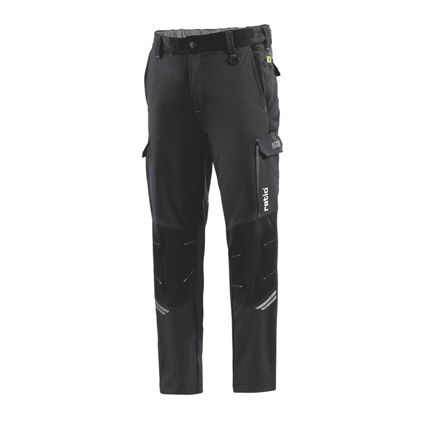 PANTALON GRIS/NEGRO TALLA S