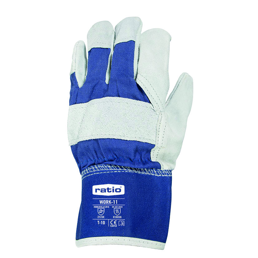 GUANTE SERRAJE Y LONA WORK-11 T/9