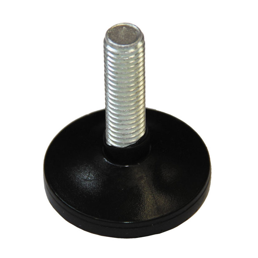 NIVELADOR PLANO M6 Ø30XH32MM  NEGRO 25UN