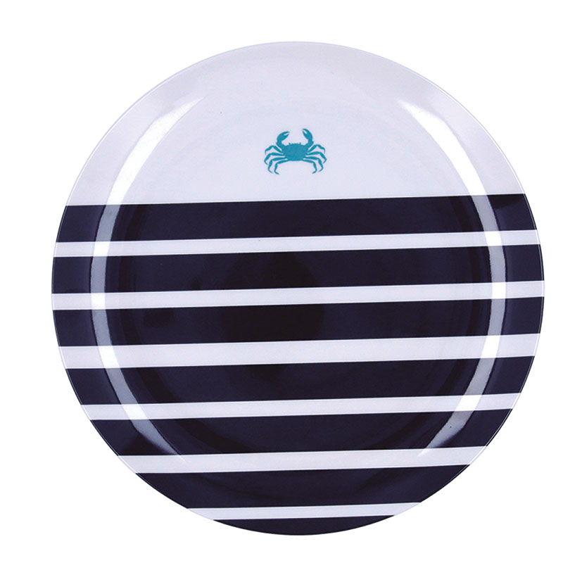 MELAMINA ATLANTIC QD. PLATO LLANO 25CM.