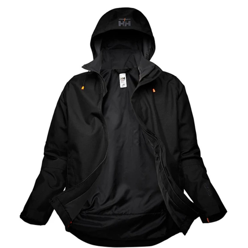 CHAQUETA SHELL OXFORD NEGRO T/M
