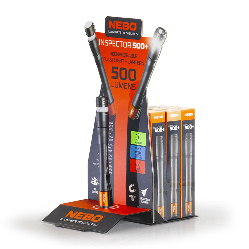 Linterna led NEBO Big Inspector 500+ 12 unidades