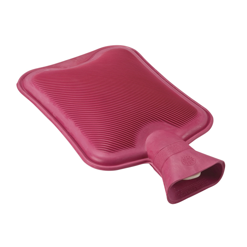 Bolsa agua caliente estriada por las dos caras