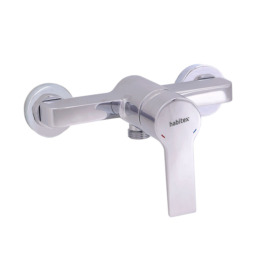 Grifo monomando ducha HABITEX serie Elisa cromada