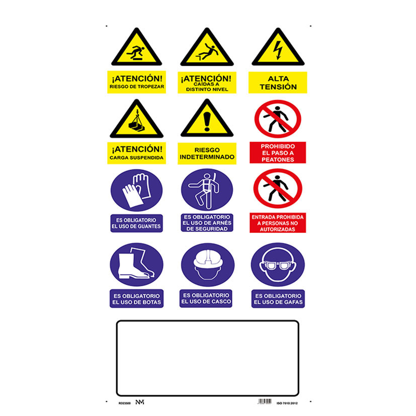 CARTEL MULTIPLE VERTICAL  500X900MM