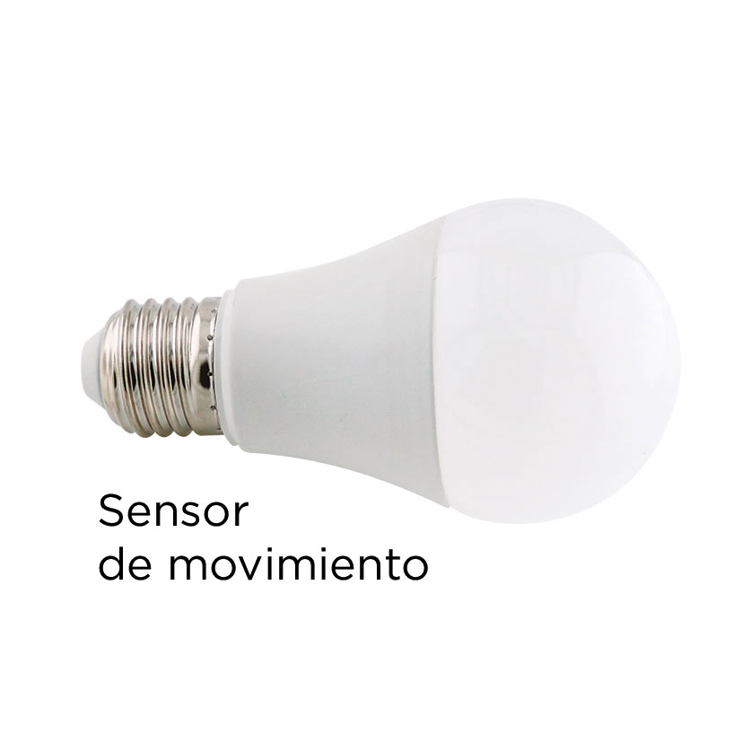 LAMP. STD. E27 10W 3000K SENS.MOV.