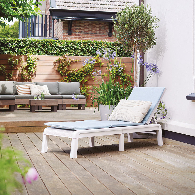 Tumbona jardín resina KETER Mallorca