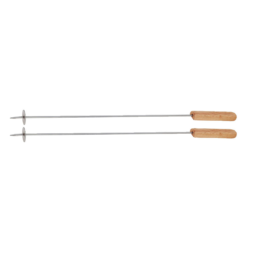 Juego de 2 pinchos barbacoa 46.5 cm