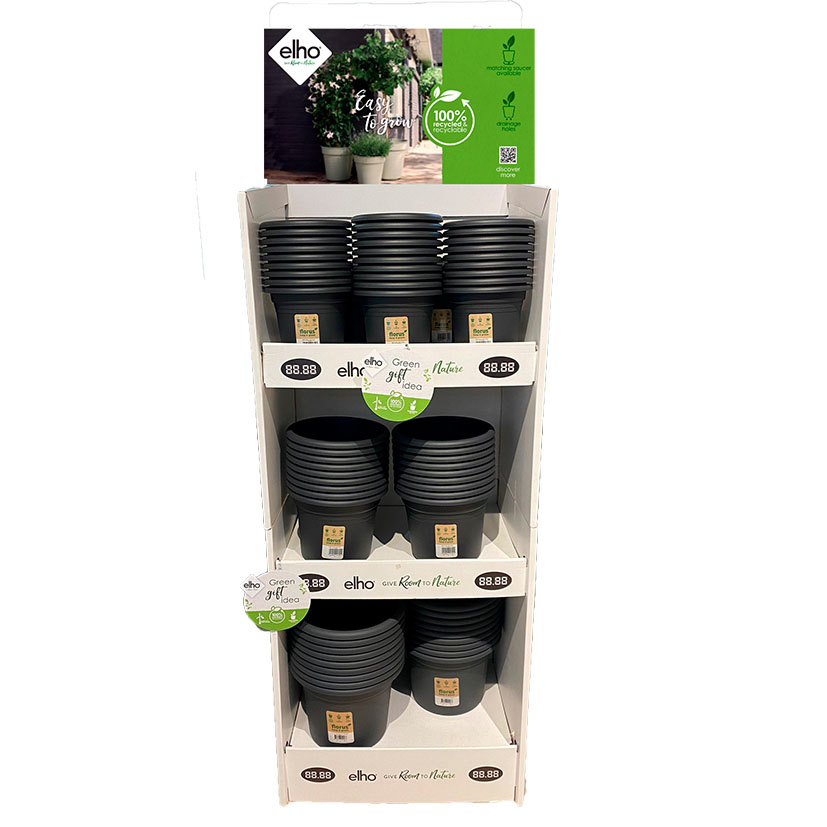 EXPOSITOR MACETA MEDITTERANEAN ANTRACITA