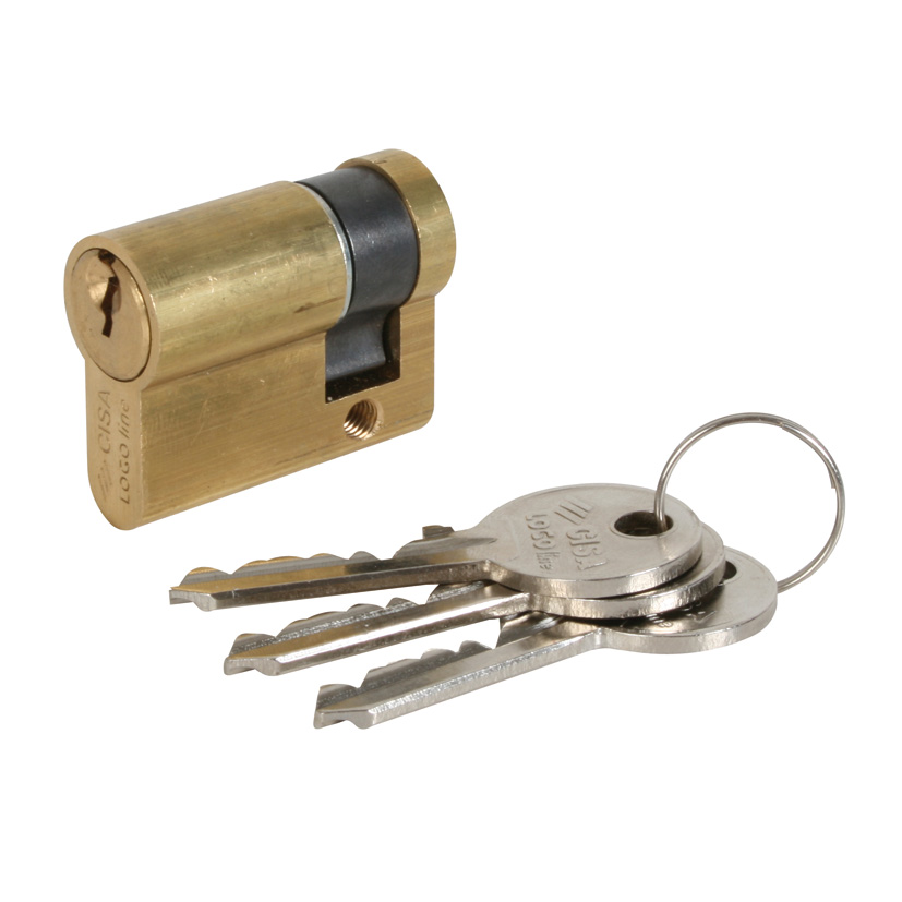 CILINDRO LOGO STD 40X40 LATON