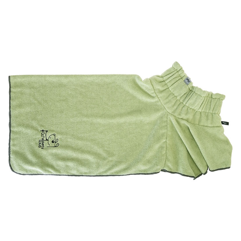 Toalla microfibra Pets Club verde