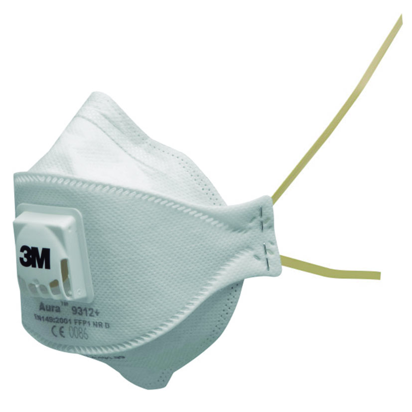 MASCARILLA AURA FFP1 VÁLVULA 9312+. 10 U
