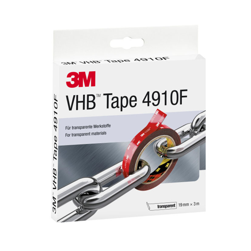 CINTA ACRÍL. VHB 4910.19X3M. 1,0MM.