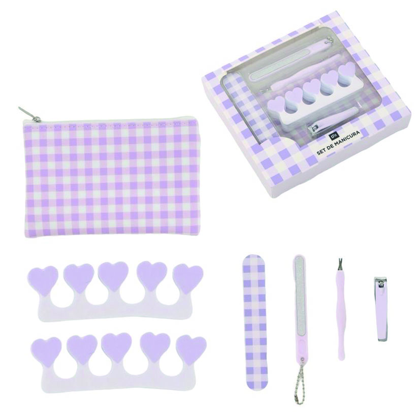 Estuche de manicura 8 piezas DCASA Basics