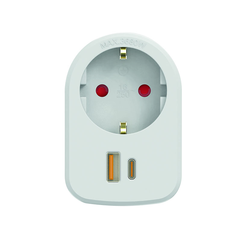 Adaptador combi SIMON USB A+C