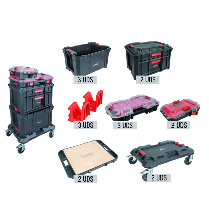 Pack modular storage system RATIO