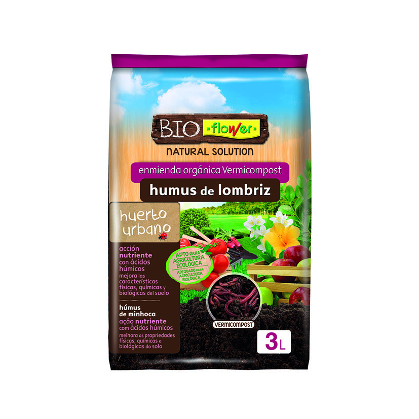 Humus de lombriz BIO Flower