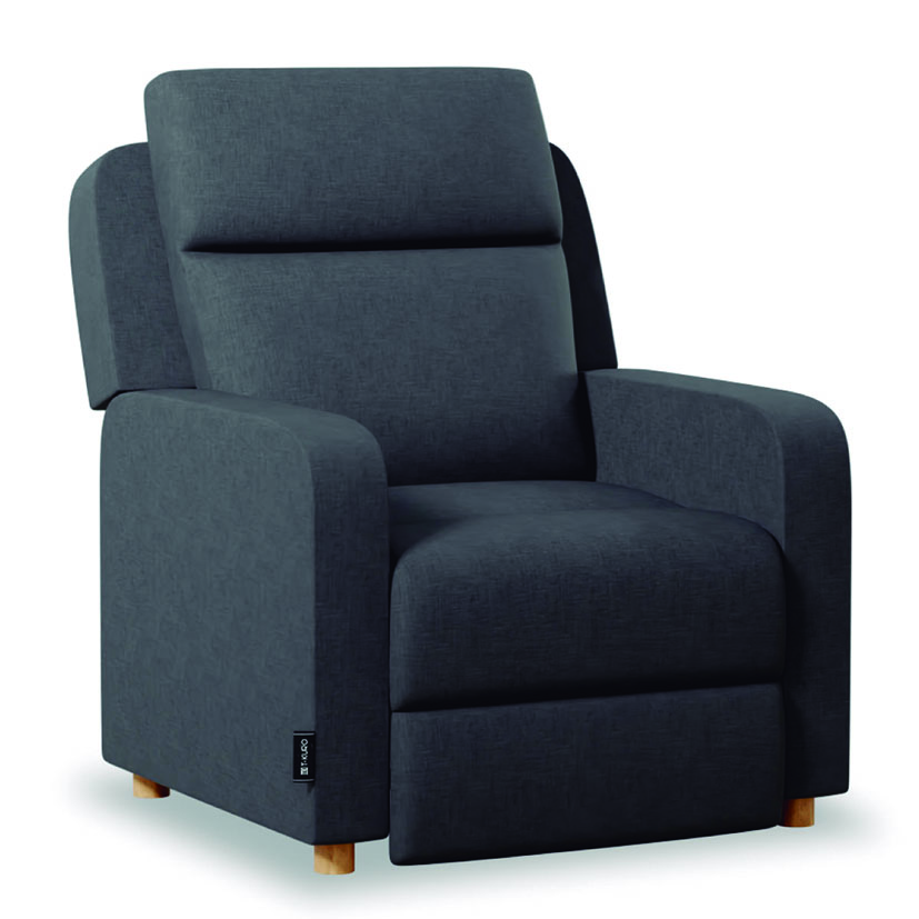 Sillón reclinable T-Kuro Calm color gris