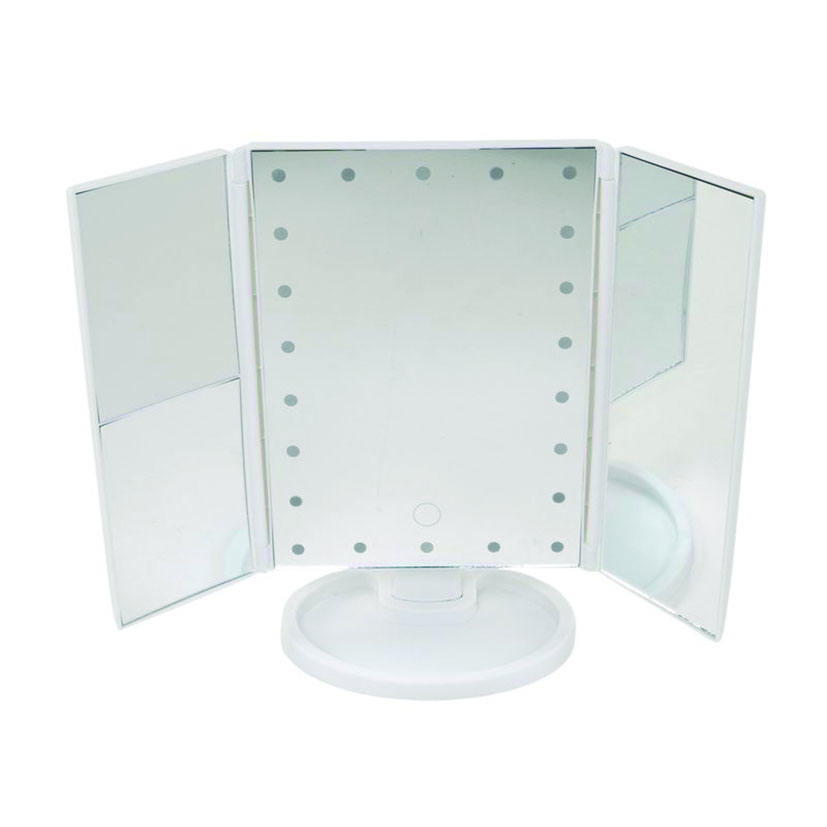ESPEJO LED 3 PANELES 18X11,90X29,50 CM.