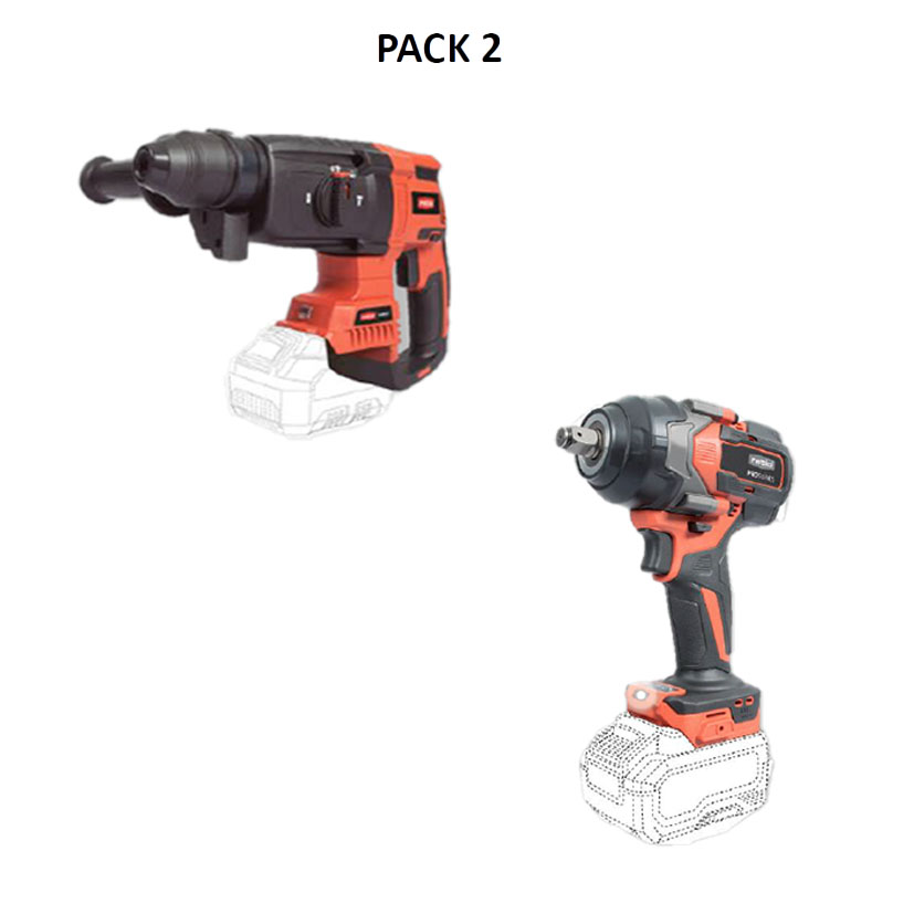 Pack 2 Herramienta electroportátil RATIO ProSeries