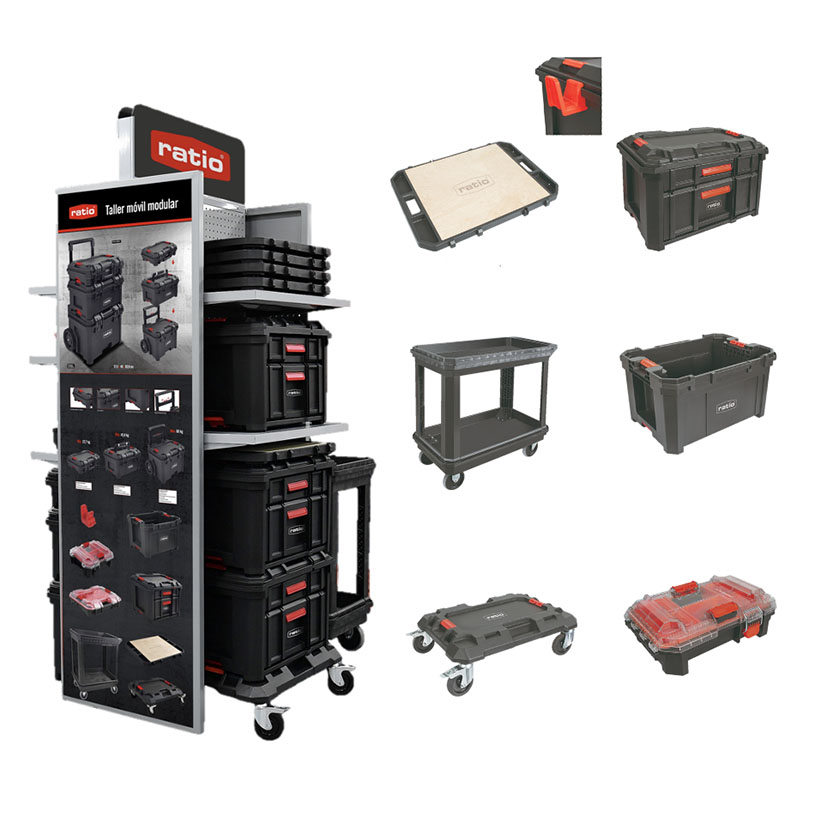 Oferta implantación + Regalo mueble expositor Modular System 7710