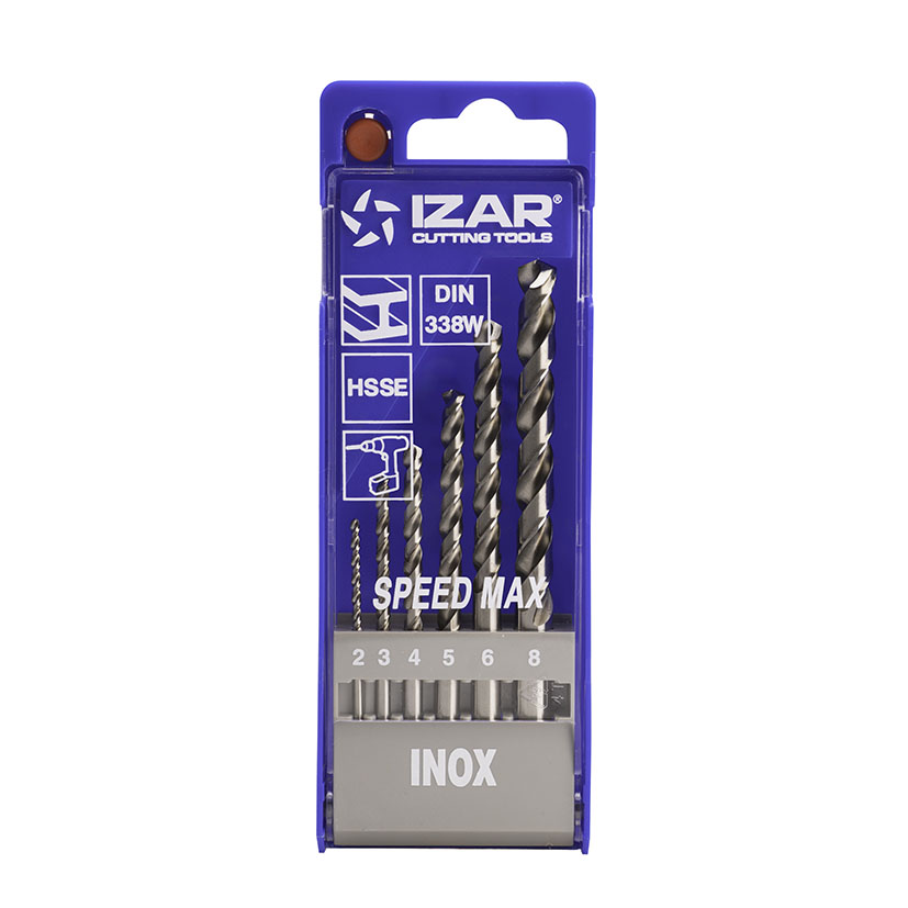 Set 6 brocas metal HSSE INOX IZAR